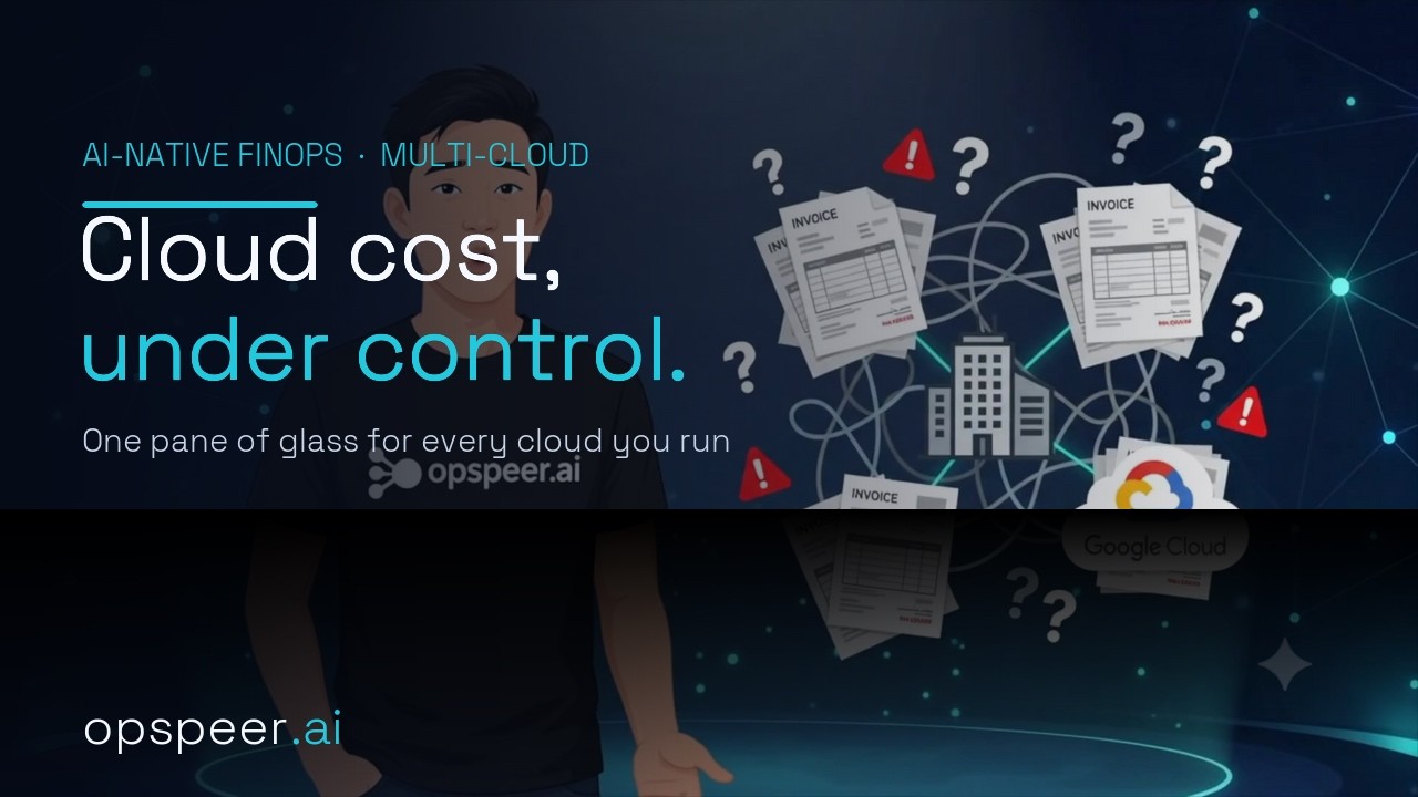 opspeer product overview — multi-cloud FinOps, chargeback and AI cost optimization
